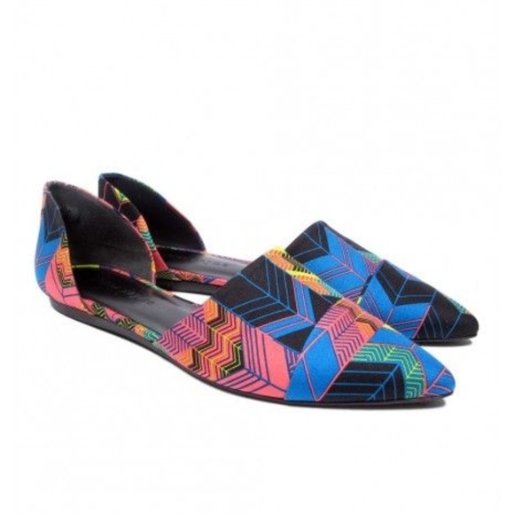 Jenni Kayne Shoes - Jenni Kayne Multicolor D'Orsay Flat - Size 39